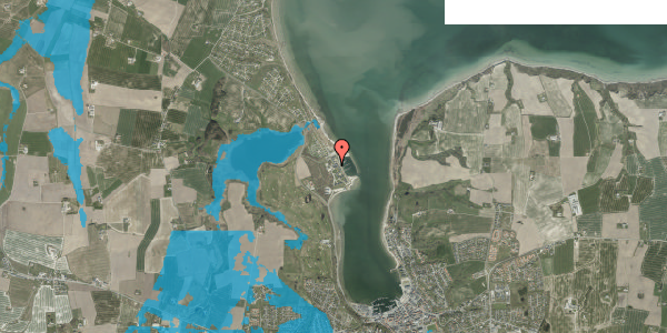 Oversvømmelsesrisiko fra vandløb på Vinkelhagevej 8, st. 105, 7620 Lemvig