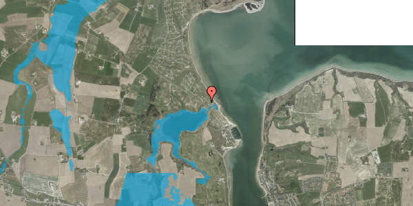 Oversvømmelsesrisiko fra vandløb på Ærenprisvej 1, 7620 Lemvig