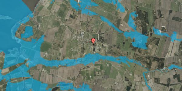 Oversvømmelsesrisiko fra vandløb på Grævlingevej 6, 6950 Ringkøbing