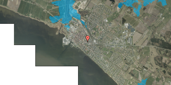 Oversvømmelsesrisiko fra vandløb på Herningvej 24, 6950 Ringkøbing