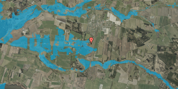 Oversvømmelsesrisiko fra vandløb på Holstebrovej 138, 6980 Tim