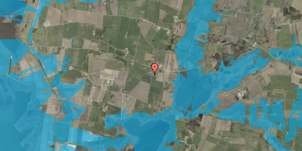 Oversvømmelsesrisiko fra vandløb på Nybovej 7, 6980 Tim