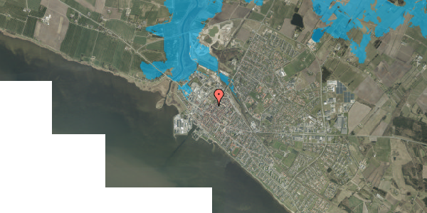 Oversvømmelsesrisiko fra vandløb på Vestergade 8, 6950 Ringkøbing