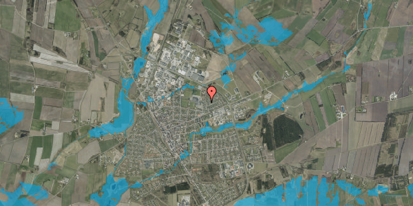 Oversvømmelsesrisiko fra vandløb på Anemonevej 8, 6900 Skjern