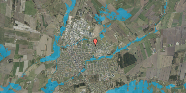 Oversvømmelsesrisiko fra vandløb på Anemonevej 10, 6900 Skjern