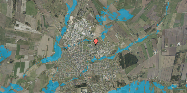 Oversvømmelsesrisiko fra vandløb på Anemonevej 15, 6900 Skjern