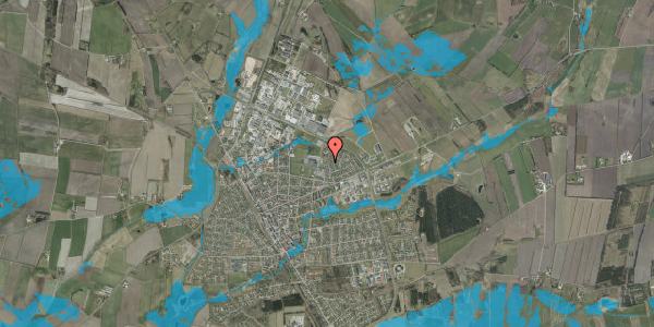 Oversvømmelsesrisiko fra vandløb på Anemonevej 17, 6900 Skjern