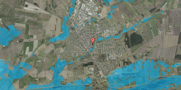 Oversvømmelsesrisiko fra vandløb på Enghavevej 2, 6900 Skjern