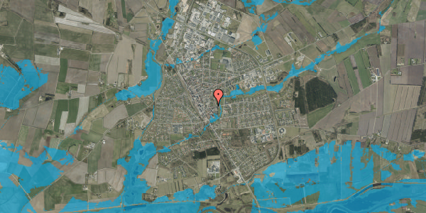 Oversvømmelsesrisiko fra vandløb på Enghavevej 3, 6900 Skjern