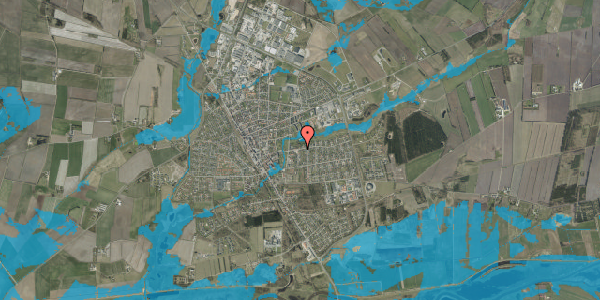 Oversvømmelsesrisiko fra vandløb på Enghavevej 20, 6900 Skjern