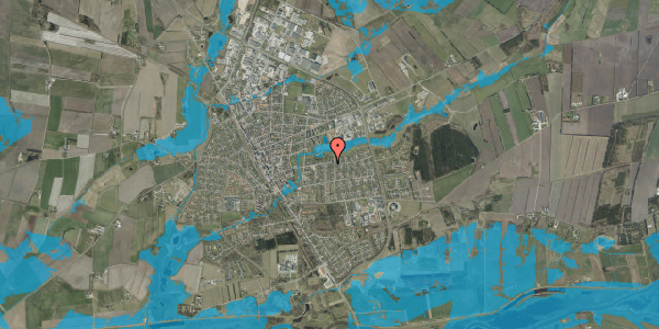 Oversvømmelsesrisiko fra vandløb på Enghavevej 28, 6900 Skjern
