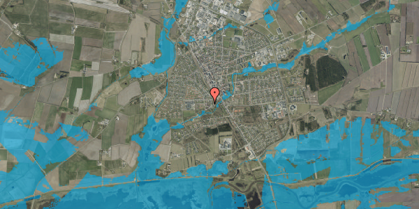 Oversvømmelsesrisiko fra vandløb på Klostervej 29, . 2, 6900 Skjern