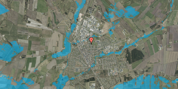 Oversvømmelsesrisiko fra vandløb på Langagervej 19A, 6900 Skjern