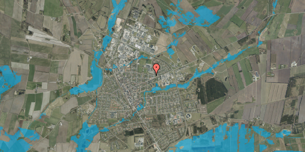 Oversvømmelsesrisiko fra vandløb på Langagervej 46, 6900 Skjern