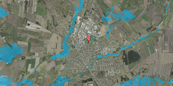 Oversvømmelsesrisiko fra vandløb på Marupvej 50, 6900 Skjern