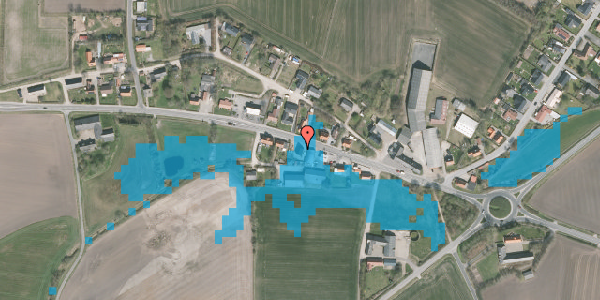 Oversvømmelsesrisiko fra vandløb på Vilhelmsborgvej 47, 7600 Struer