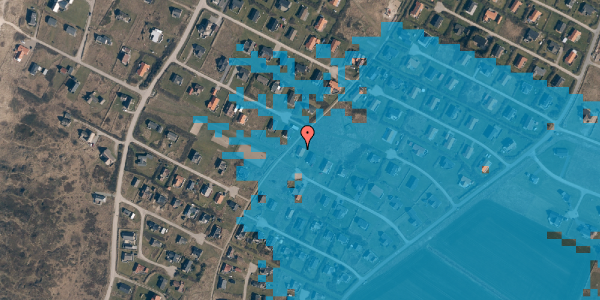 Oversvømmelsesrisiko fra vandløb på Neerlandiavej 194, 7673 Harboøre