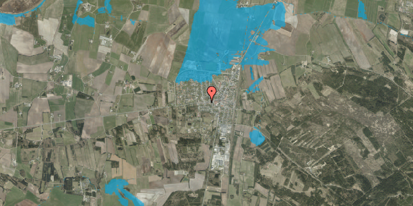 Oversvømmelsesrisiko fra vandløb på Harbogade 35, 6990 Ulfborg