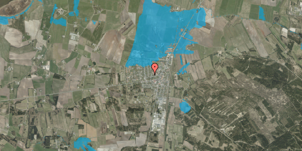 Oversvømmelsesrisiko fra vandløb på Ove Krarupsvej 3, 6990 Ulfborg