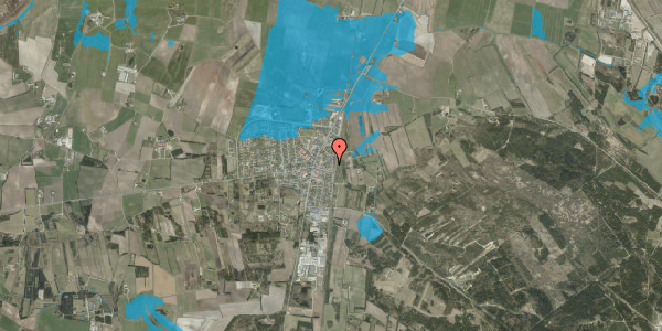 Oversvømmelsesrisiko fra vandløb på Reberbanen 7, 6990 Ulfborg