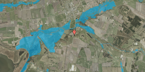 Oversvømmelsesrisiko fra vandløb på Vembvej 47, 7570 Vemb