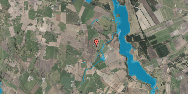 Oversvømmelsesrisiko fra vandløb på Nautrupvej 43, 7830 Vinderup