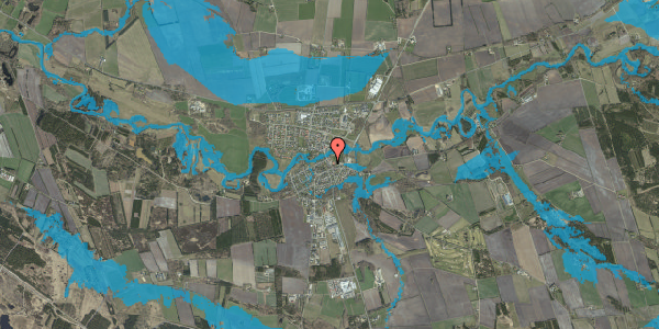 Oversvømmelsesrisiko fra vandløb på Søndergade 12, 7280 Sønder Felding