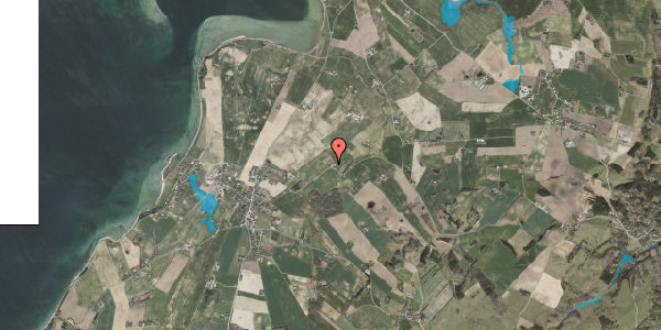 Oversvømmelsesrisiko fra vandløb på Skovgårdevej 29, 8420 Knebel