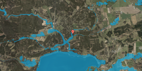 Oversvømmelsesrisiko fra vandløb på Syrenvej 21A, 8400 Ebeltoft