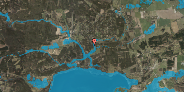Oversvømmelsesrisiko fra vandløb på Syrenvej 23, 8400 Ebeltoft