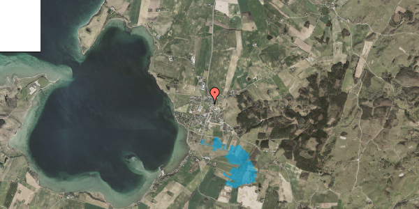 Oversvømmelsesrisiko fra vandløb på Ålshøjvej 2, 8420 Knebel