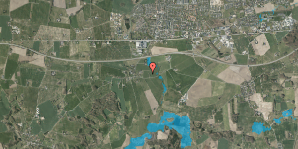 Oversvømmelsesrisiko fra vandløb på Ryvej 54, 8464 Galten