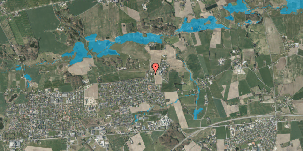 Oversvømmelsesrisiko fra vandløb på Schødtsmindevej 21, 8464 Galten