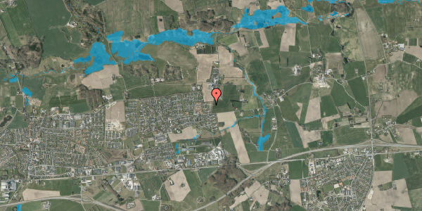 Oversvømmelsesrisiko fra vandløb på Æblehaven 1A, 8464 Galten