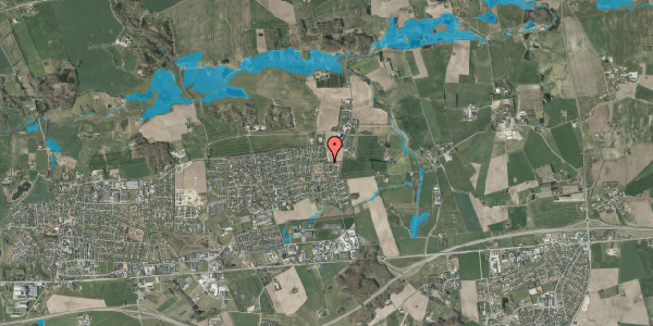 Oversvømmelsesrisiko fra vandløb på Æblehaven 24, 8464 Galten
