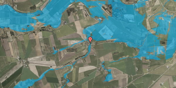 Oversvømmelsesrisiko fra vandløb på Revnvej 17B, 8500 Grenaa