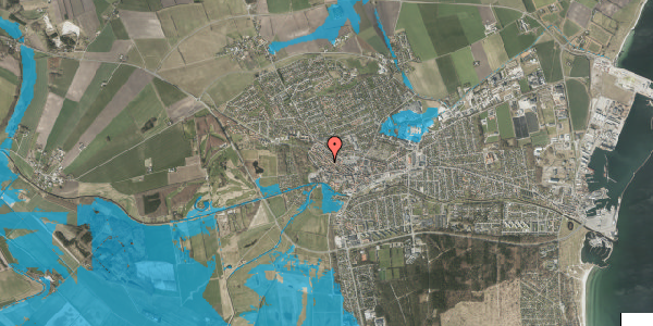 Oversvømmelsesrisiko fra vandløb på Storegade 38D, 8500 Grenaa