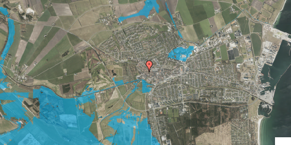 Oversvømmelsesrisiko fra vandløb på Storegade 41A, 1. , 8500 Grenaa