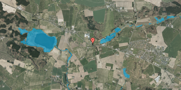 Oversvømmelsesrisiko fra vandløb på Viborgvej 805, 8471 Sabro