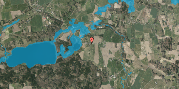 Oversvømmelsesrisiko fra vandløb på Låsbyvej 111, 8660 Skanderborg