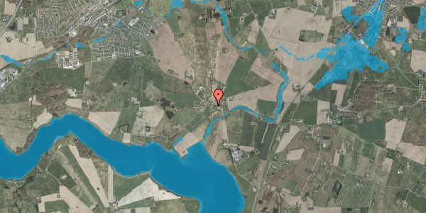 Oversvømmelsesrisiko fra vandløb på Nyvej 3, 8362 Hørning