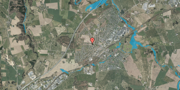 Oversvømmelsesrisiko fra vandløb på Æblehaven 37, 8362 Hørning