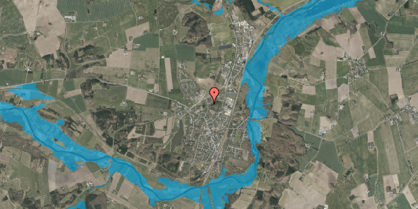 Oversvømmelsesrisiko fra vandløb på Kildedalen 2, 8870 Langå