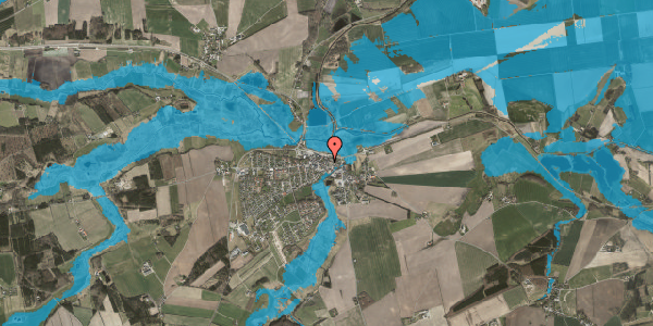 Oversvømmelsesrisiko fra vandløb på Drasbeksgade 4, st. , 8560 Kolind