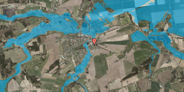 Oversvømmelsesrisiko fra vandløb på Maarupvej 22, 8560 Kolind