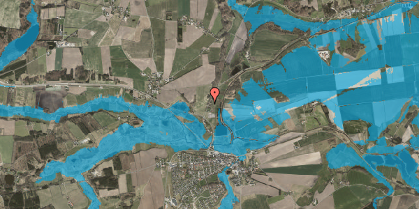 Oversvømmelsesrisiko fra vandløb på Sivestedvej 18, 8560 Kolind
