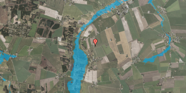 Oversvømmelsesrisiko fra vandløb på Dalstrupvej 12, 8500 Grenaa
