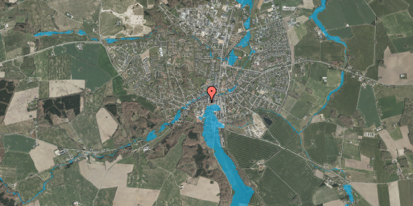 Oversvømmelsesrisiko fra vandløb på Holsteinsgade 24, 2. , 8300 Odder