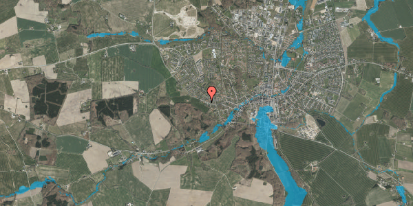 Oversvømmelsesrisiko fra vandløb på Snærildvej 47, 8300 Odder