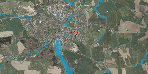 Oversvømmelsesrisiko fra vandløb på Østermarksvej 12, 8300 Odder